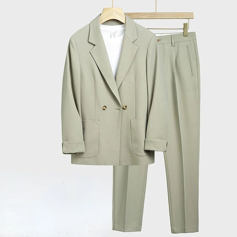 Elegante set da uomo loose fit