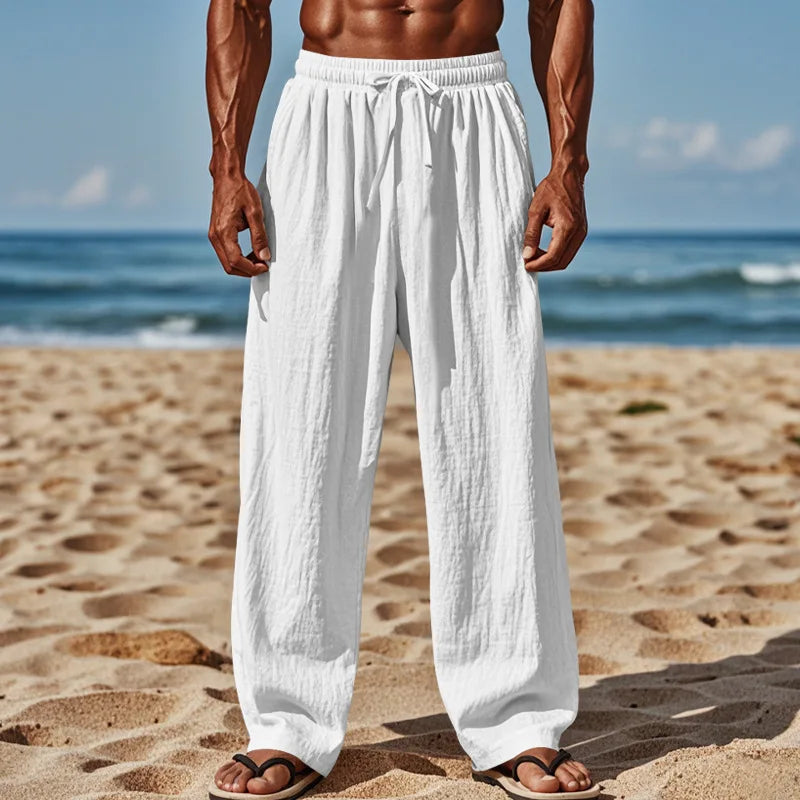 Comodi pantaloni di lino