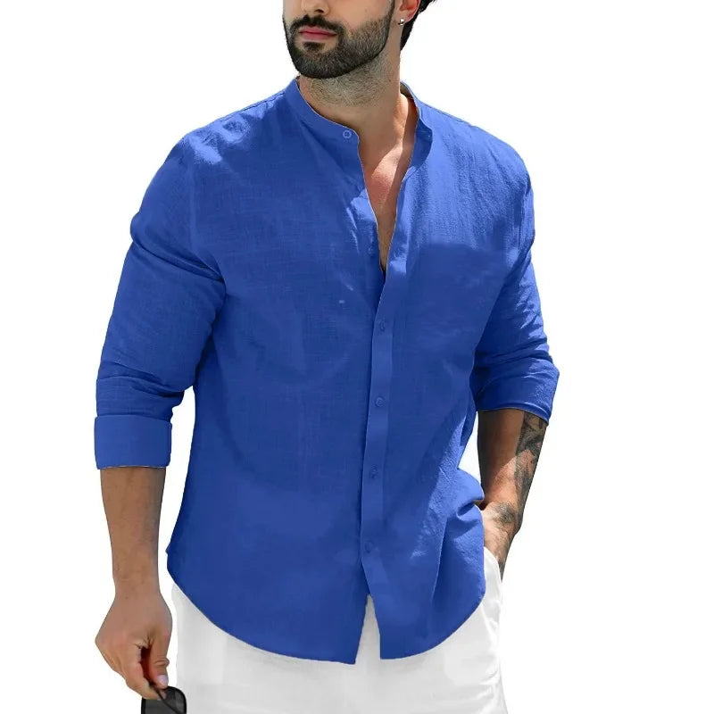 Camicia di lino casual