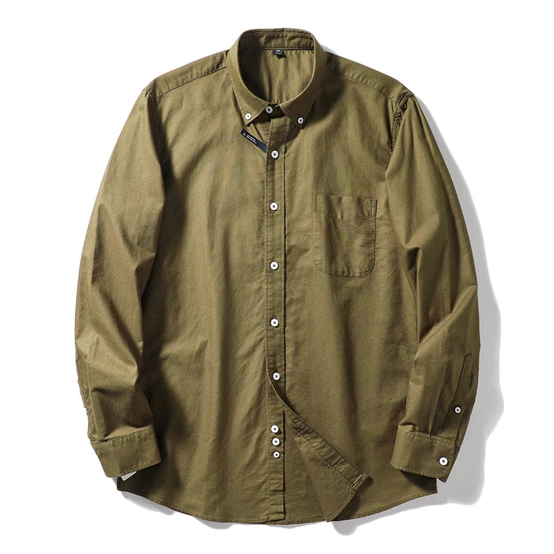 Camicia da uomo in cotone