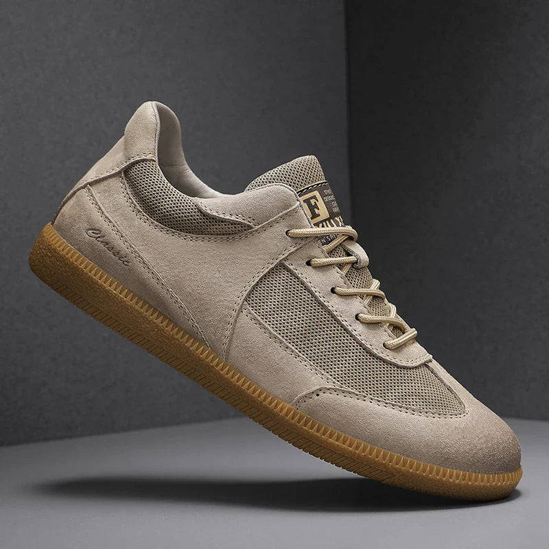 Sneakers casual in pelle