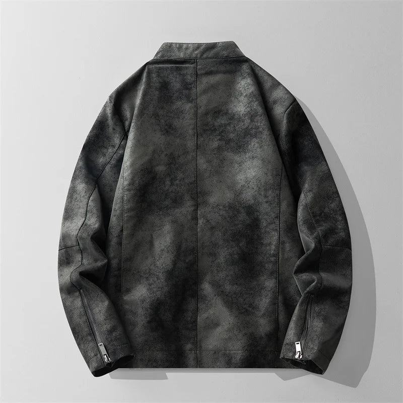 Giacca di pelle elegante