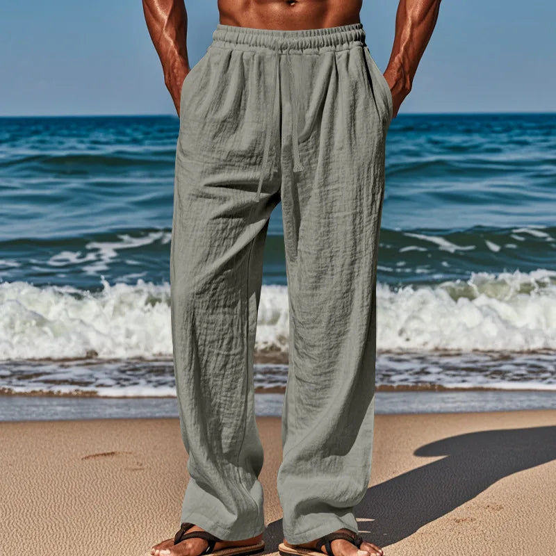 Comodi pantaloni di lino