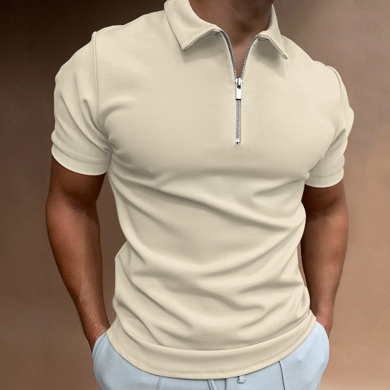 Polo con zip
