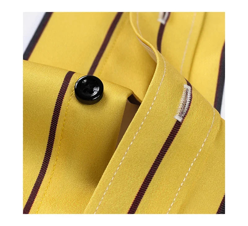 Camicia da uomo casual a righe