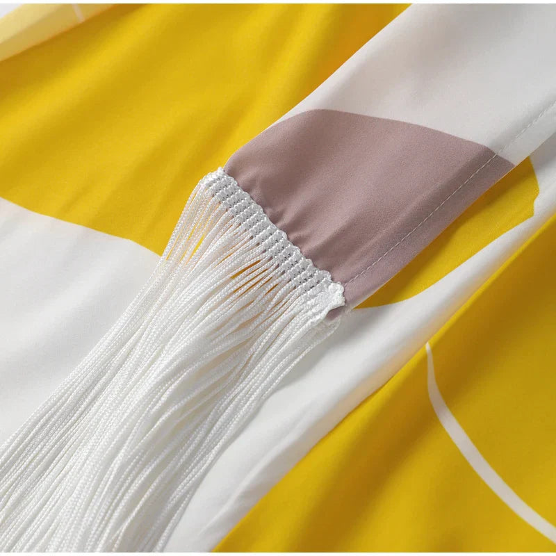 Abito elegante e colorato