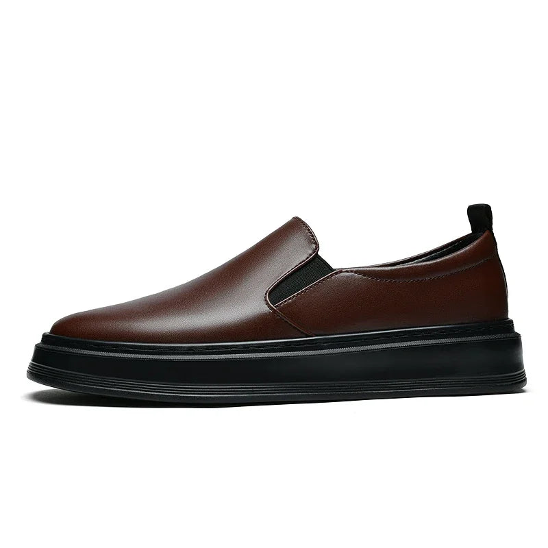 Scarpe slip-on in pelle
