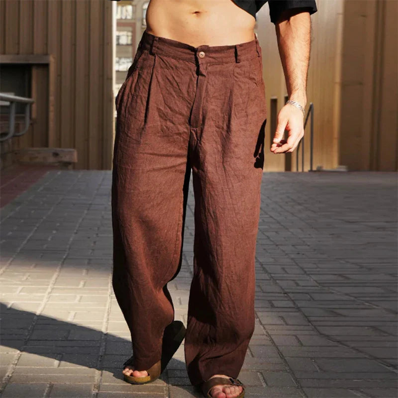 Pantaloni di lino casual