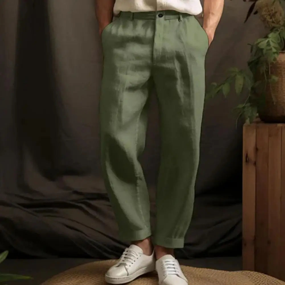 Pantaloni in lino Cagliari