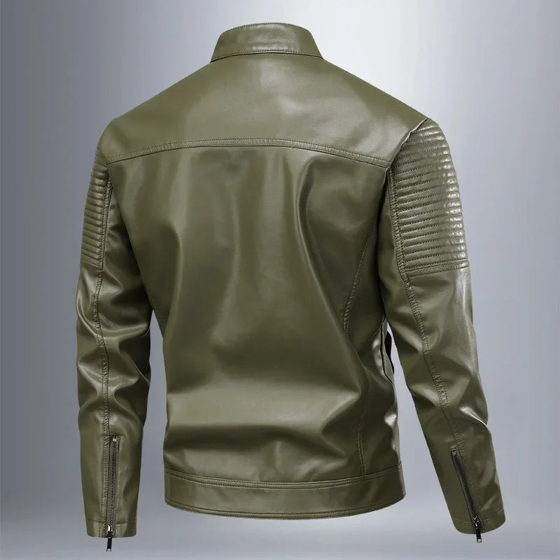 Giacca di pelle retrò