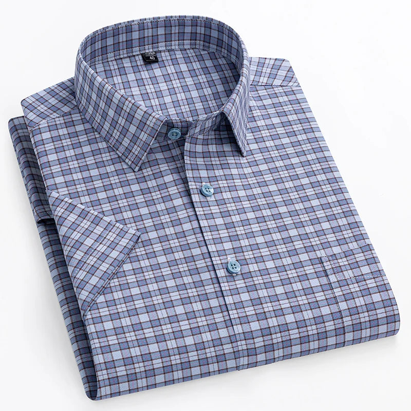 Camicia in cotone a maniche corte