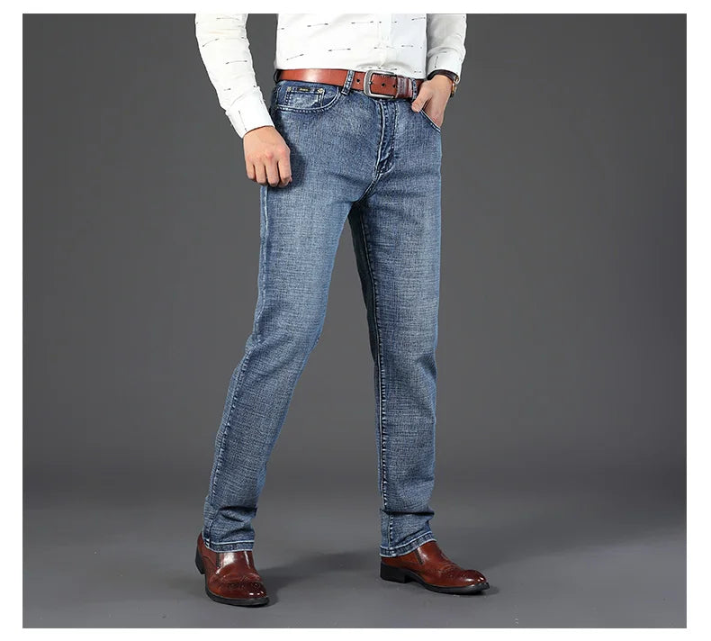 Jeans business in denim