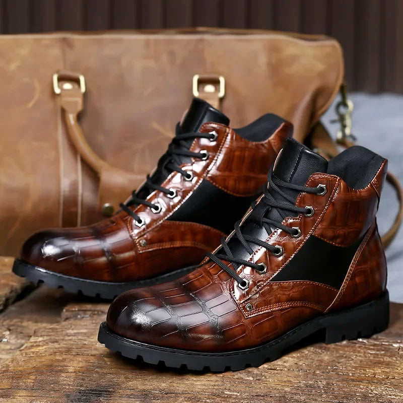 Stivali in pelle Grayson