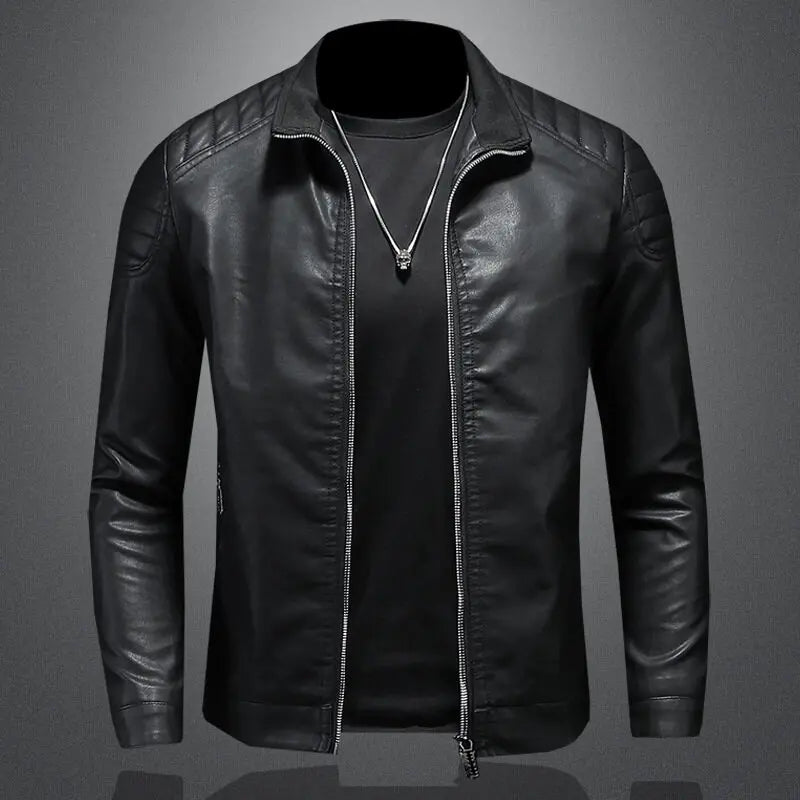 Giacca in pelle premium