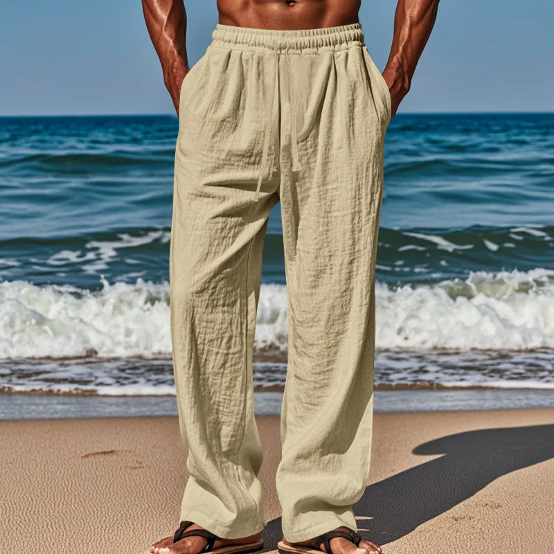 Comodi pantaloni di lino