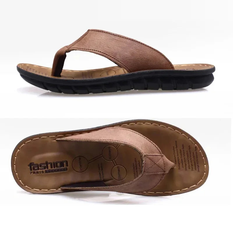 Sandali da uomo in pelle