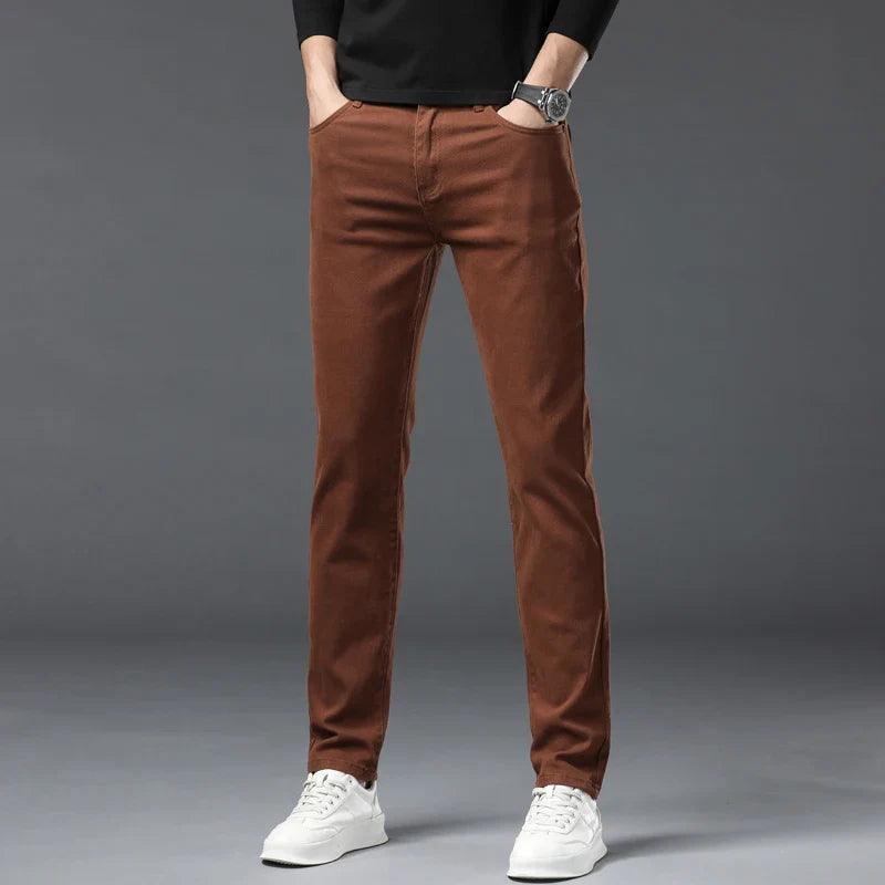 Eleganti jeans elasticizzati in denim