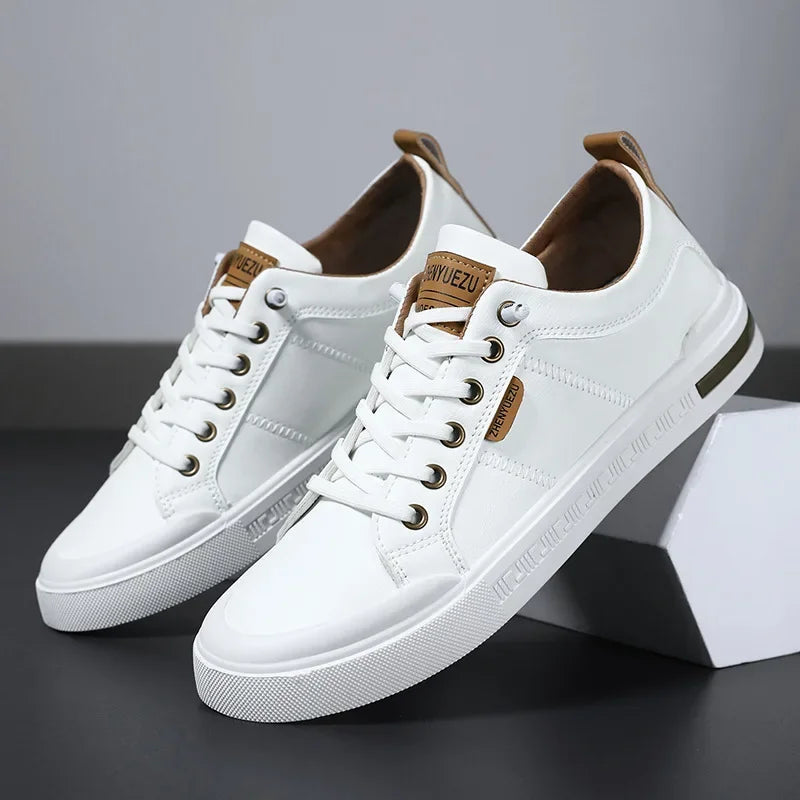 Sneakers eleganti in pelle
