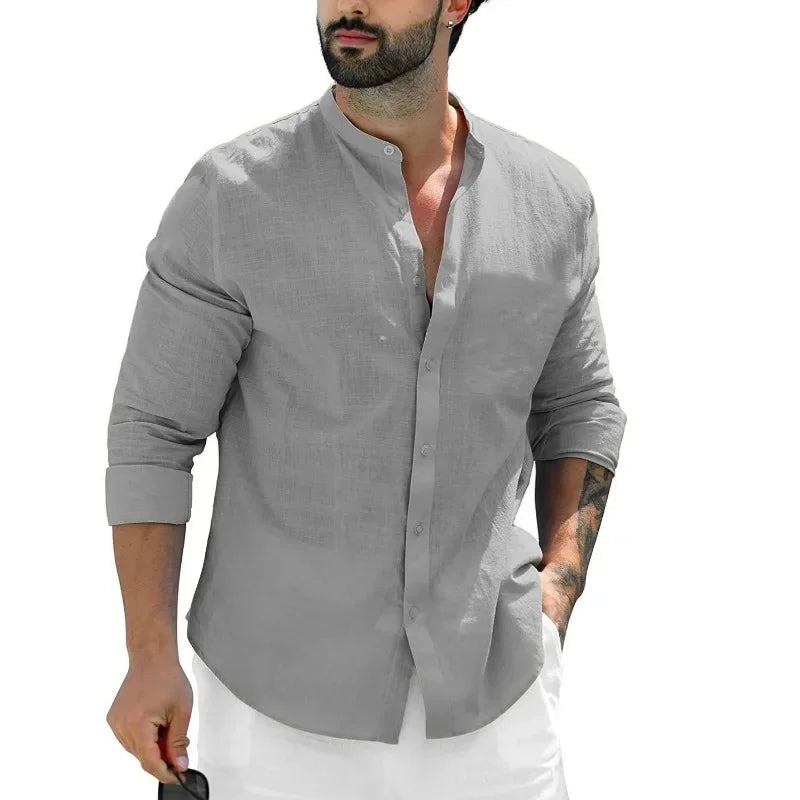 Camicia di lino casual