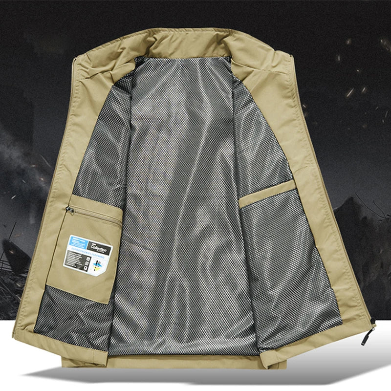 Gilet da pesca traspirante