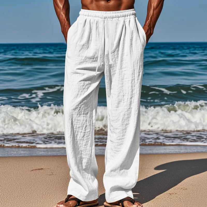 Comodi pantaloni di lino