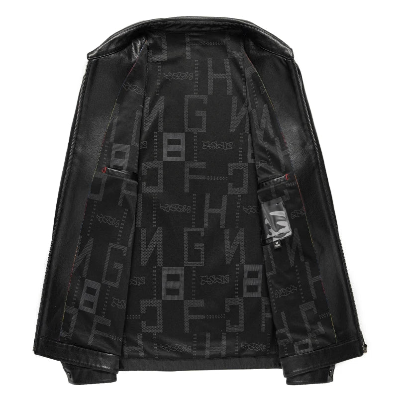 Giacca elegante da uomo in pelle