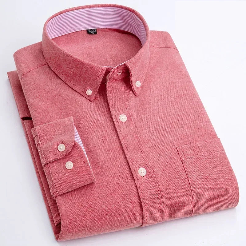 Camicia in cotone a maniche lunghe