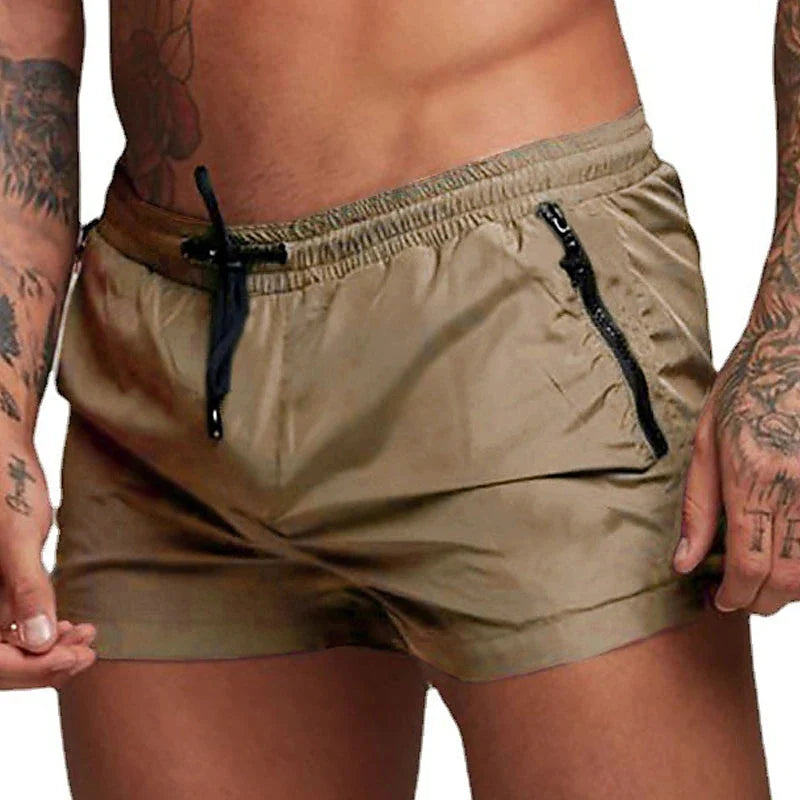 Pantaloncini da bagno con tasche a zip