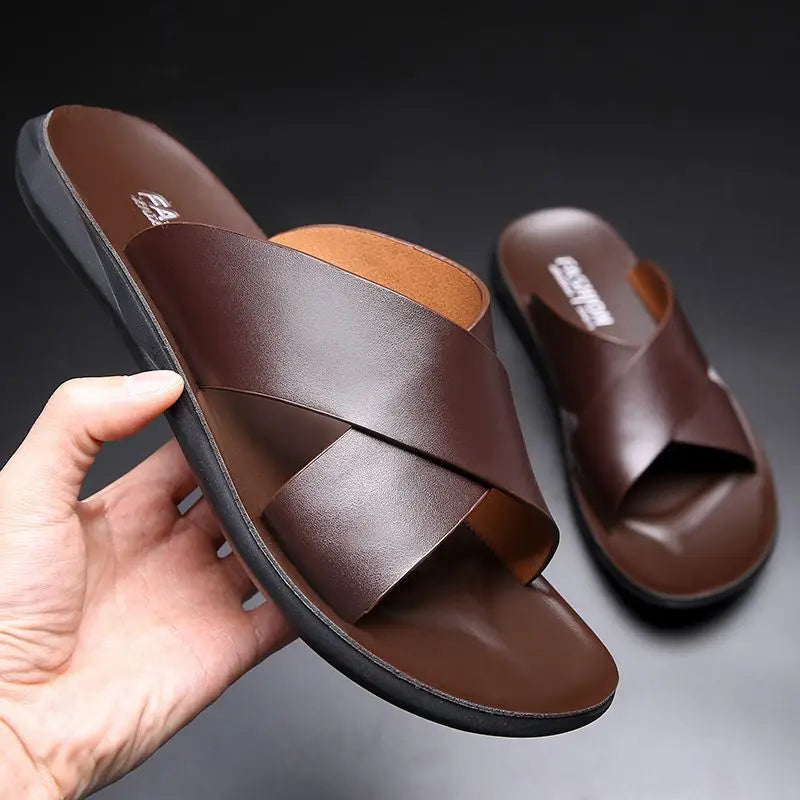 Sandali eleganti in pelle