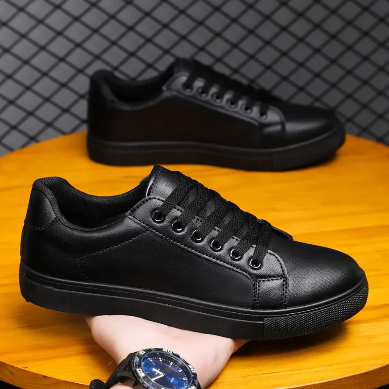 Sneakers eleganti in pelle