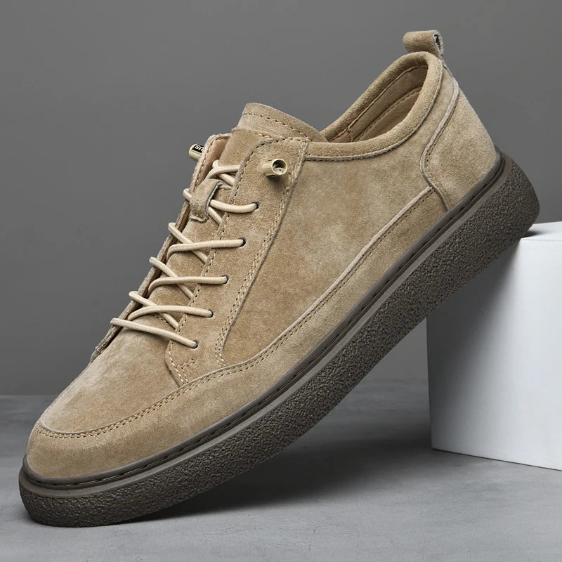 Scarpe da ginnastica in pelle scamosciata
