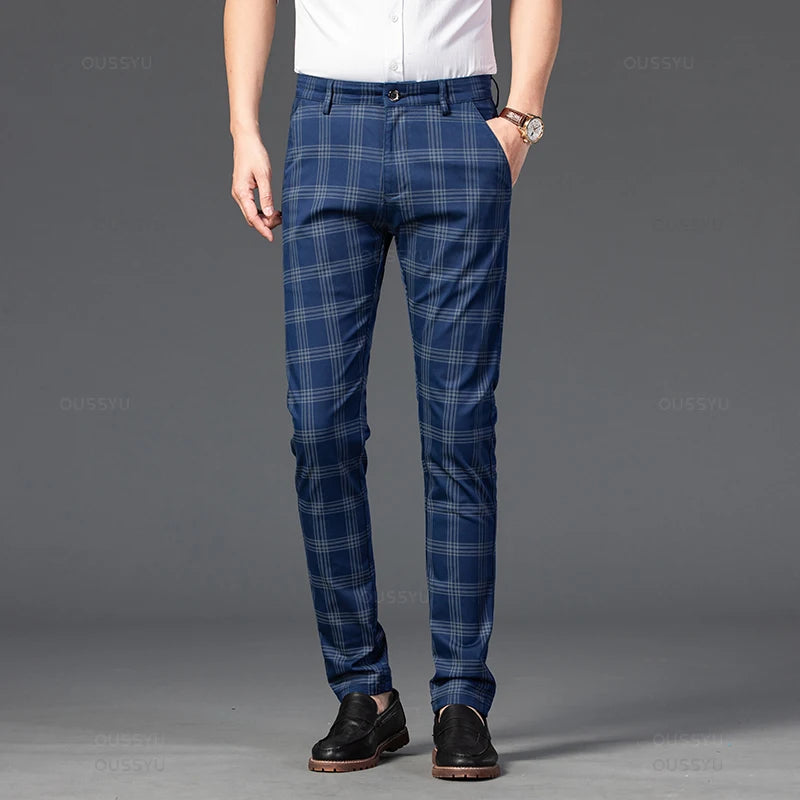 Pantaloni eleganti a quadri