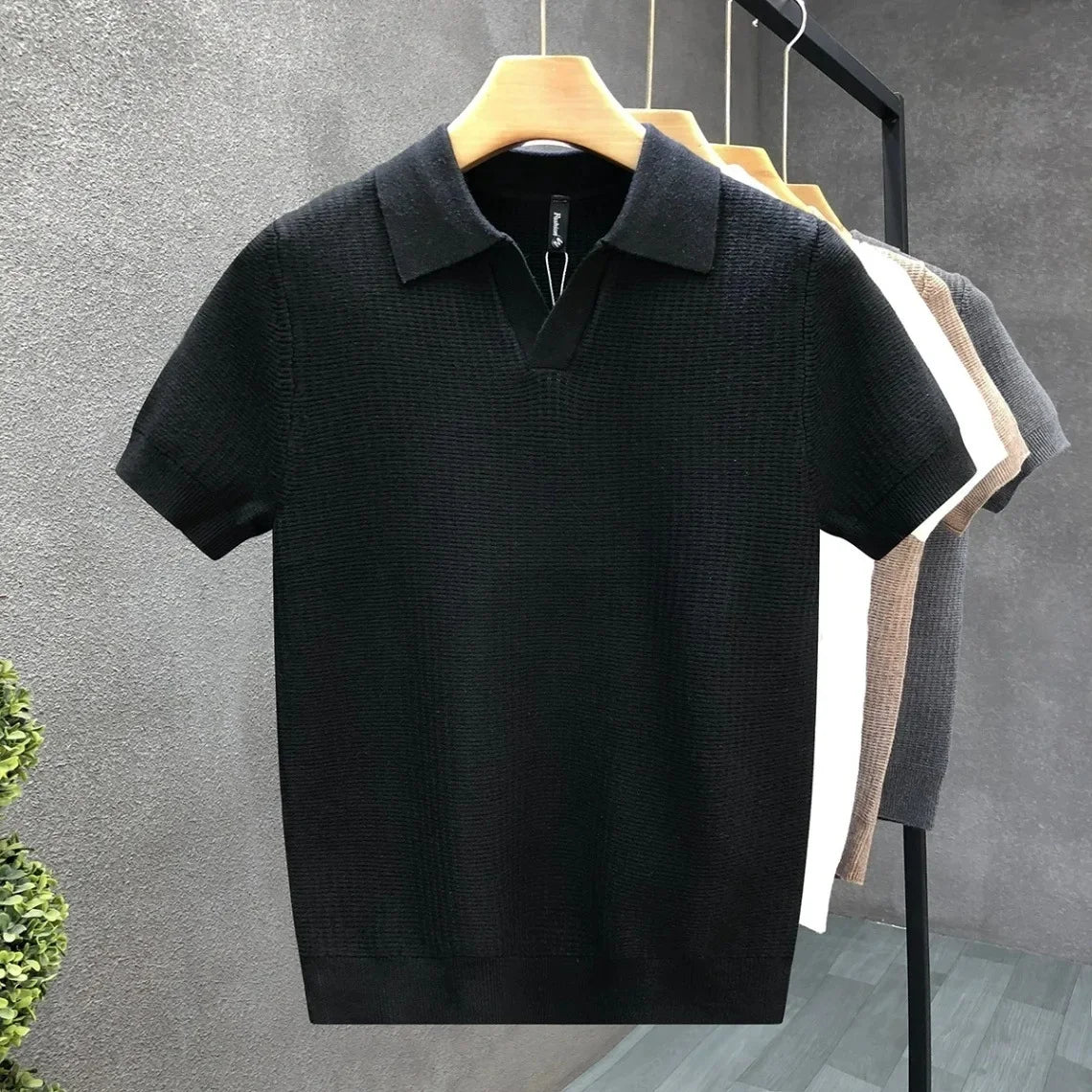Polo in maglia traspirante