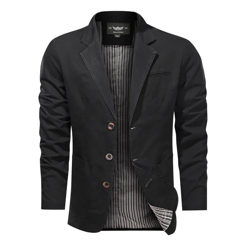 Blazer di cotone chic