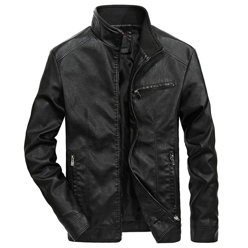 Giacca di pelle casual