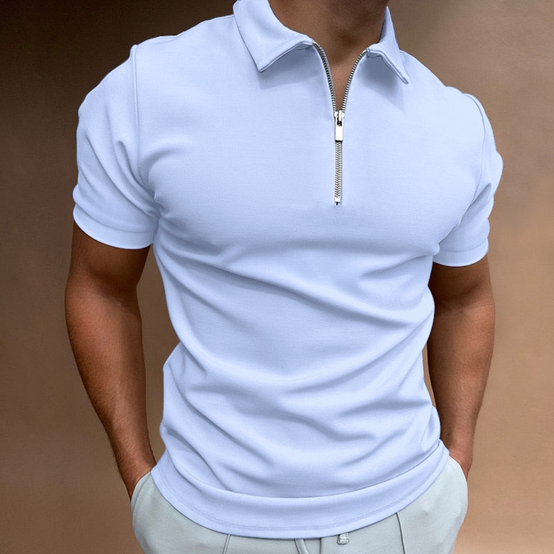 Polo con zip