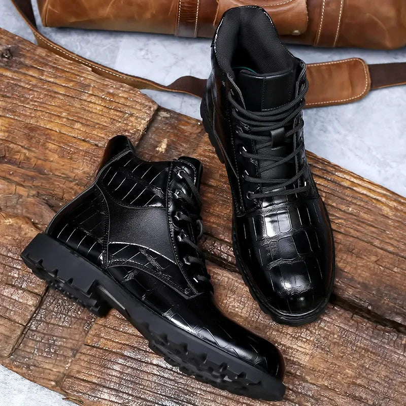 Stivali in pelle Grayson
