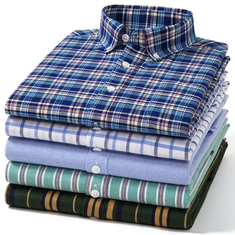 Camicia Oxford in cotone