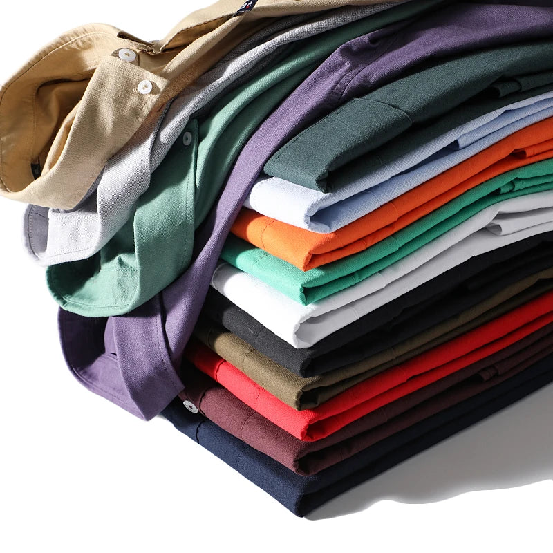 Camicia da uomo in cotone