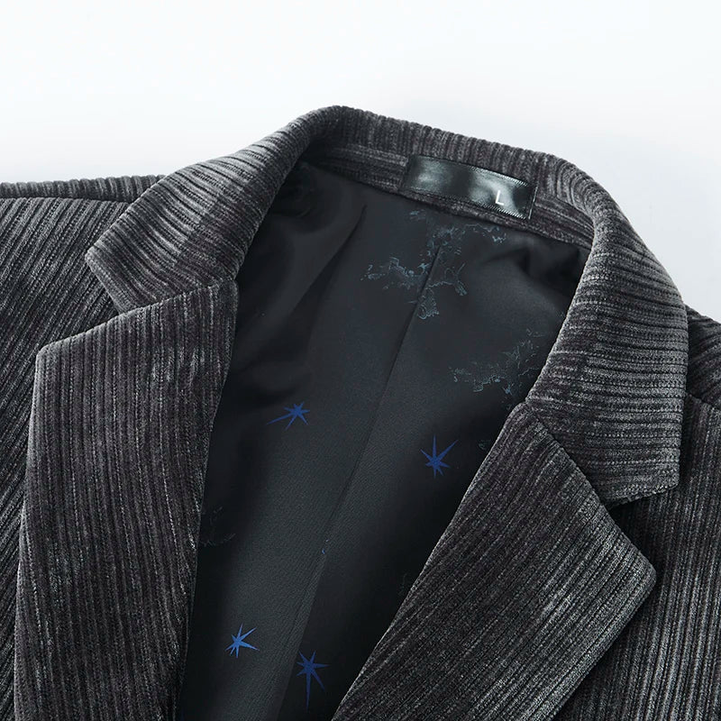 Blazer elegante in velluto a coste