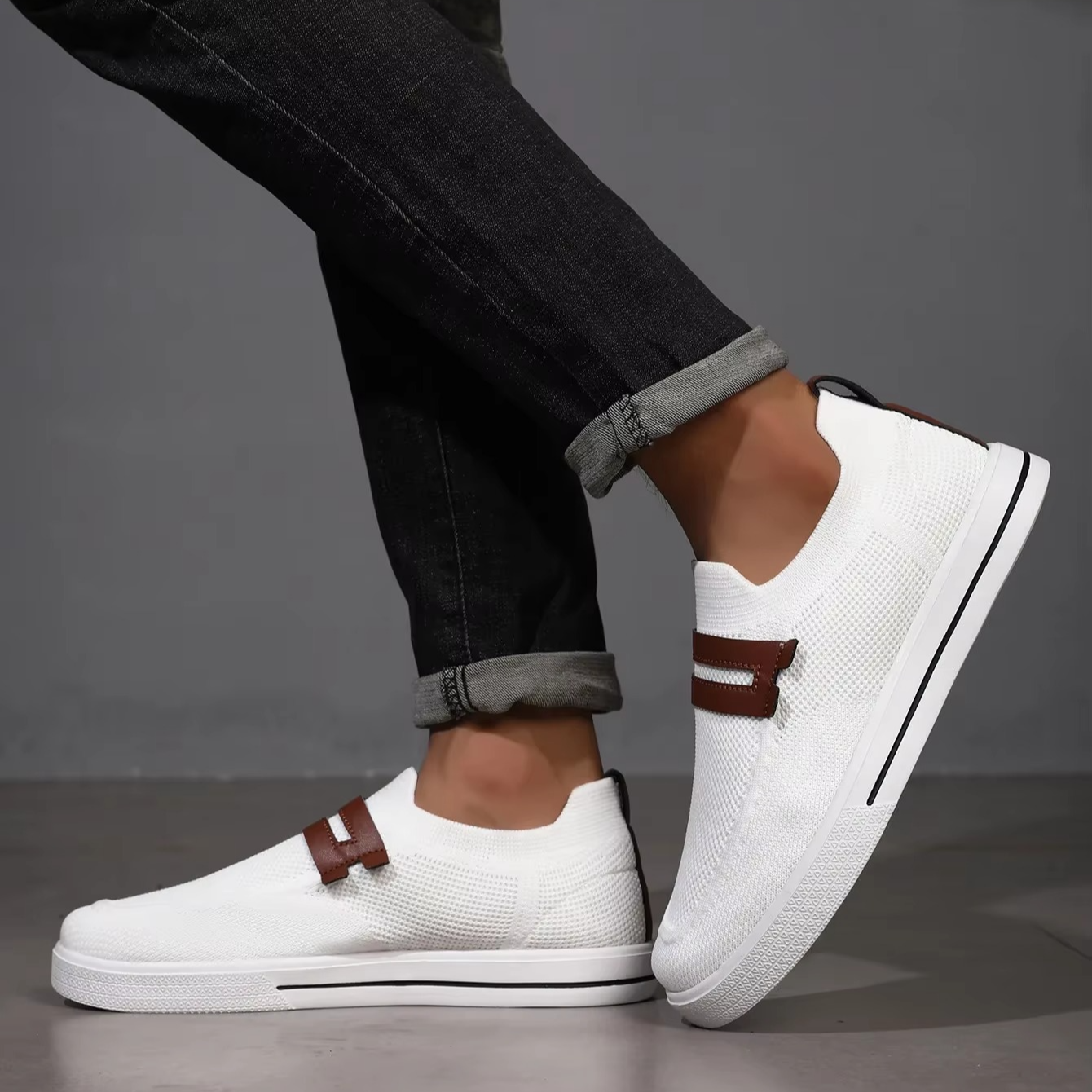 Scarpe a maglia ad aria