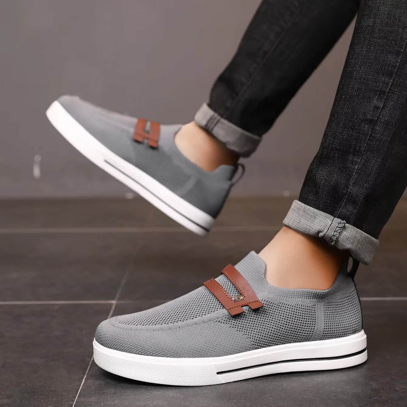 Scarpe a maglia ad aria