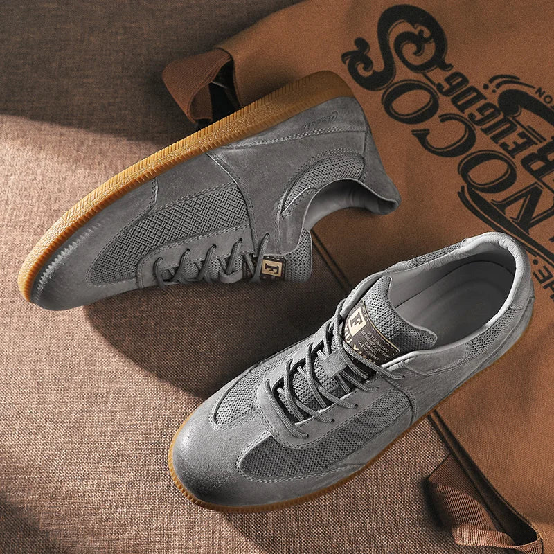 Sneakers casual in pelle