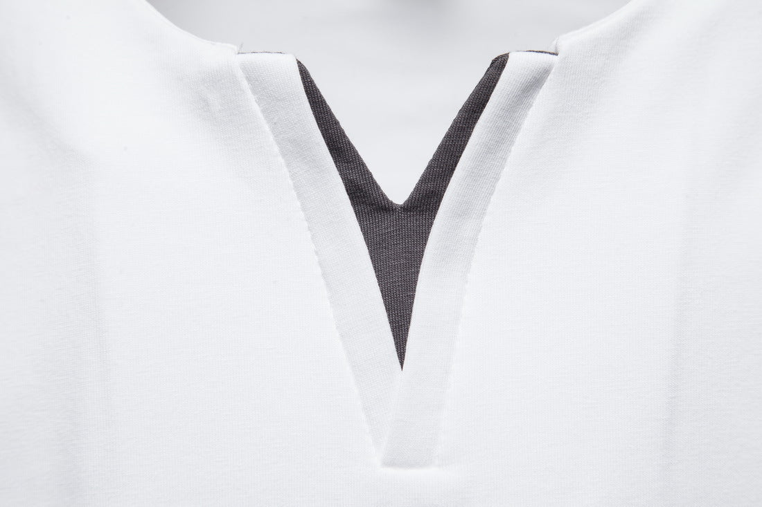 Camicia elegante con scollo a V