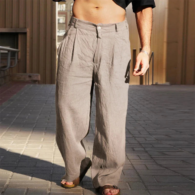 Pantaloni di lino casual