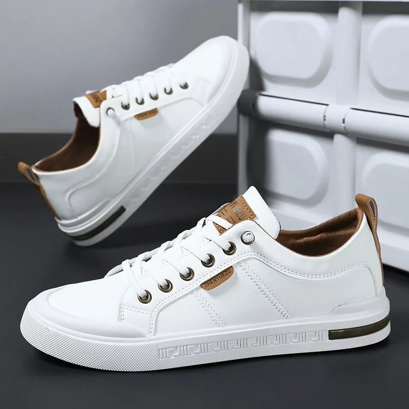 Sneakers eleganti in pelle