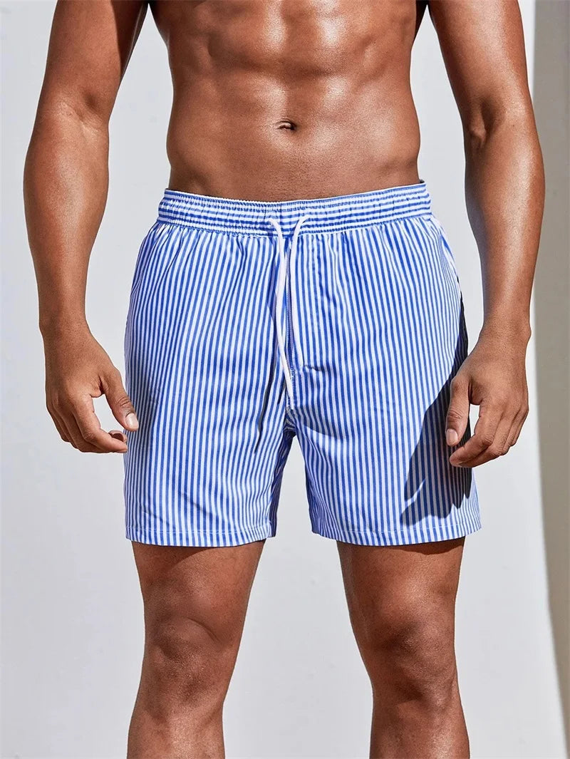 Pantaloncini da bagno a righe