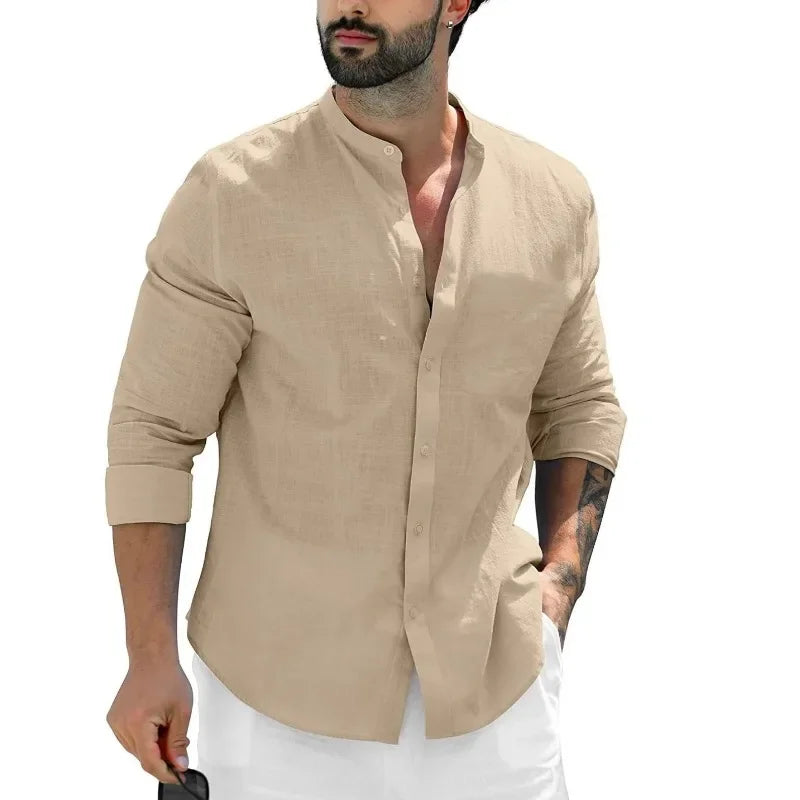 Camicia di lino casual