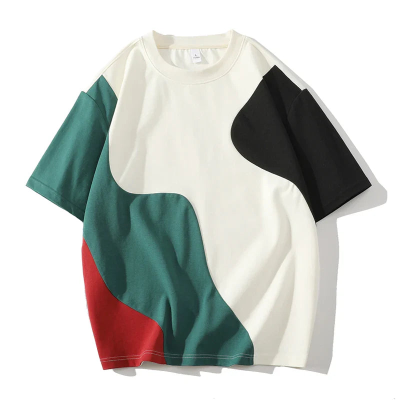 Maglietta casual con patch
