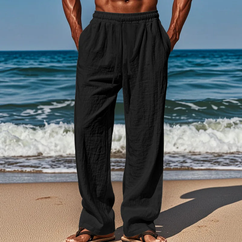 Comodi pantaloni di lino